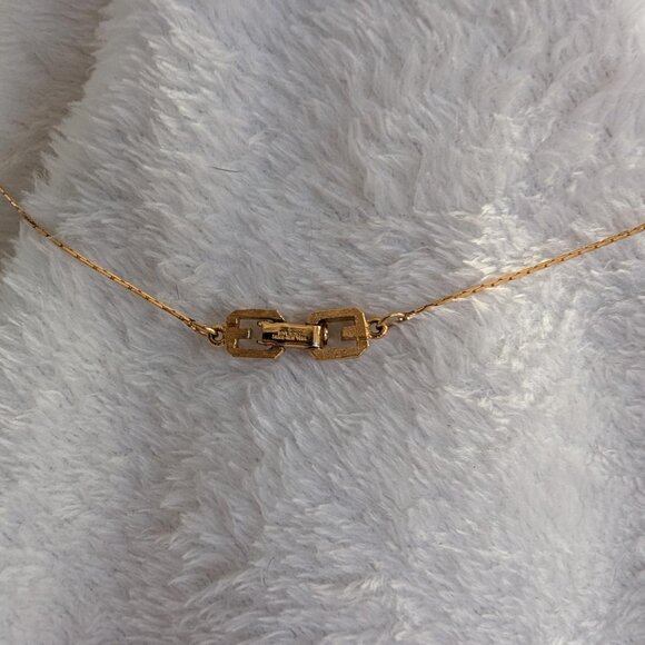 Authentic Givenchy "G" Pendant Gold Necklace with Certificate of Authenticity - Picture 4 of 7